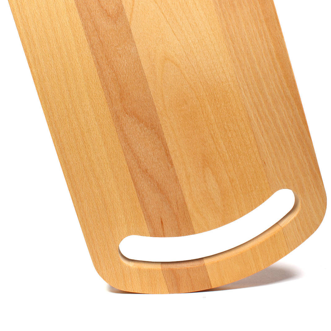 smiling beech wood cutting board 