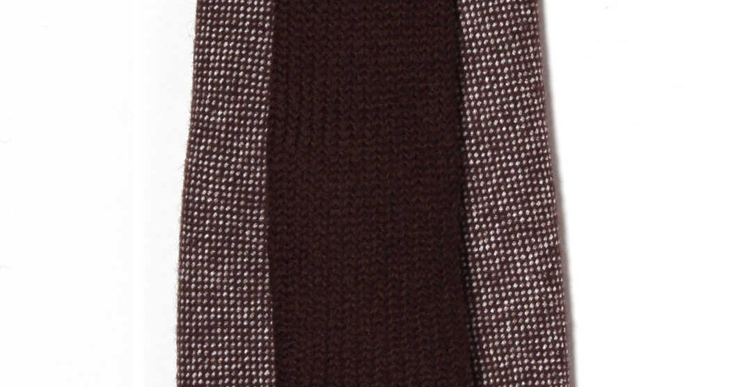 Made in Brooklyn Hand-Crafted Brown Wool Tie