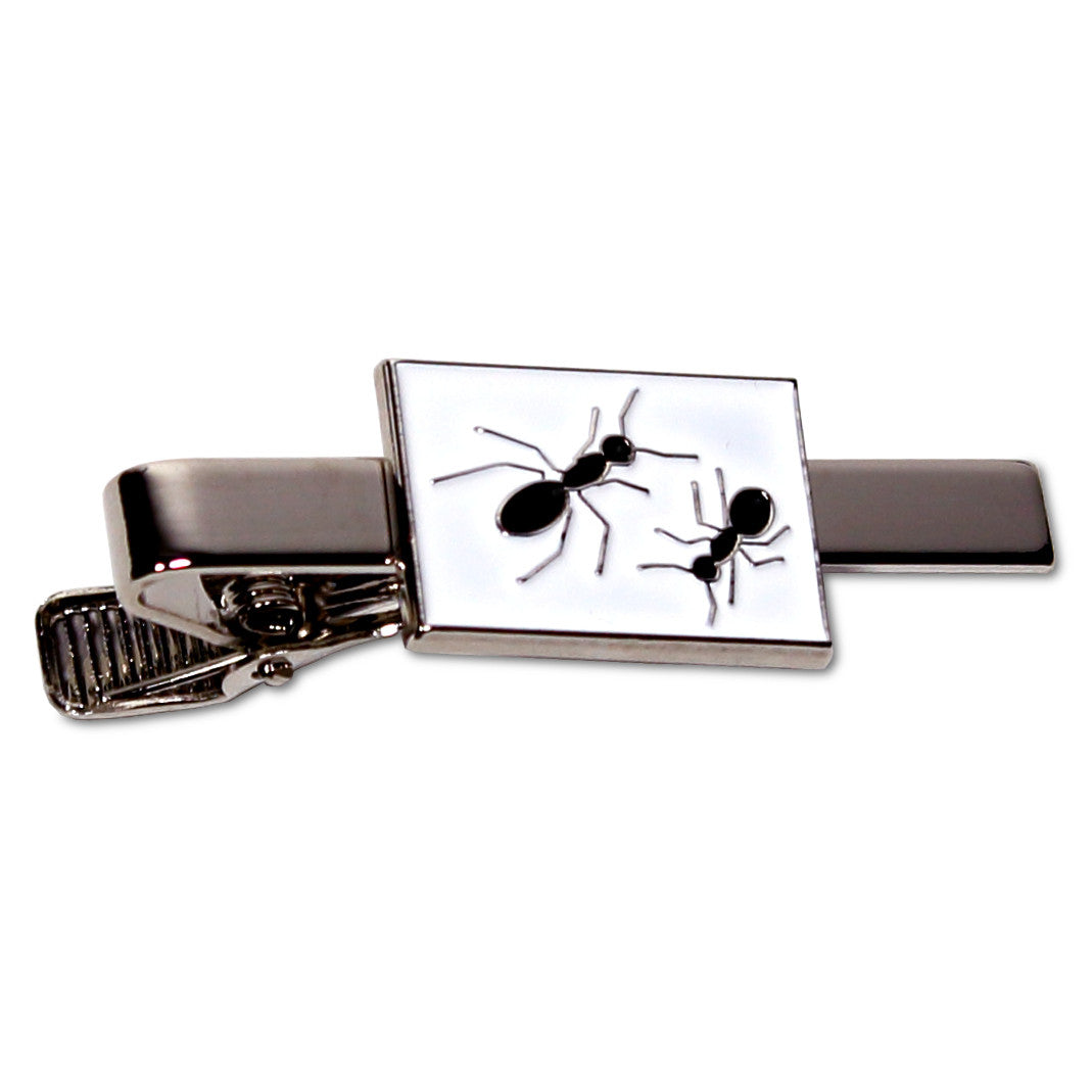 Ants themed cloisonne tie bar