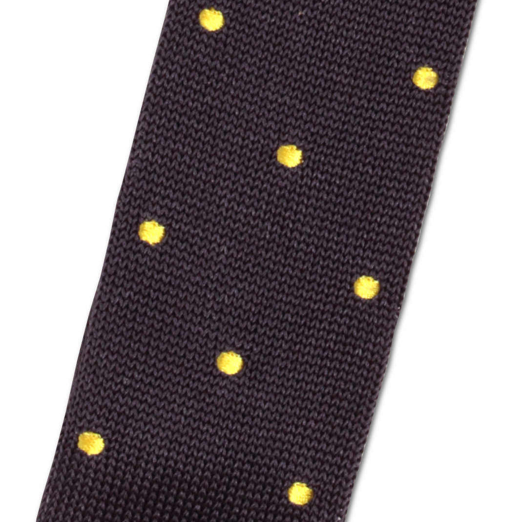Pointed-Tip Silk Knit Tie