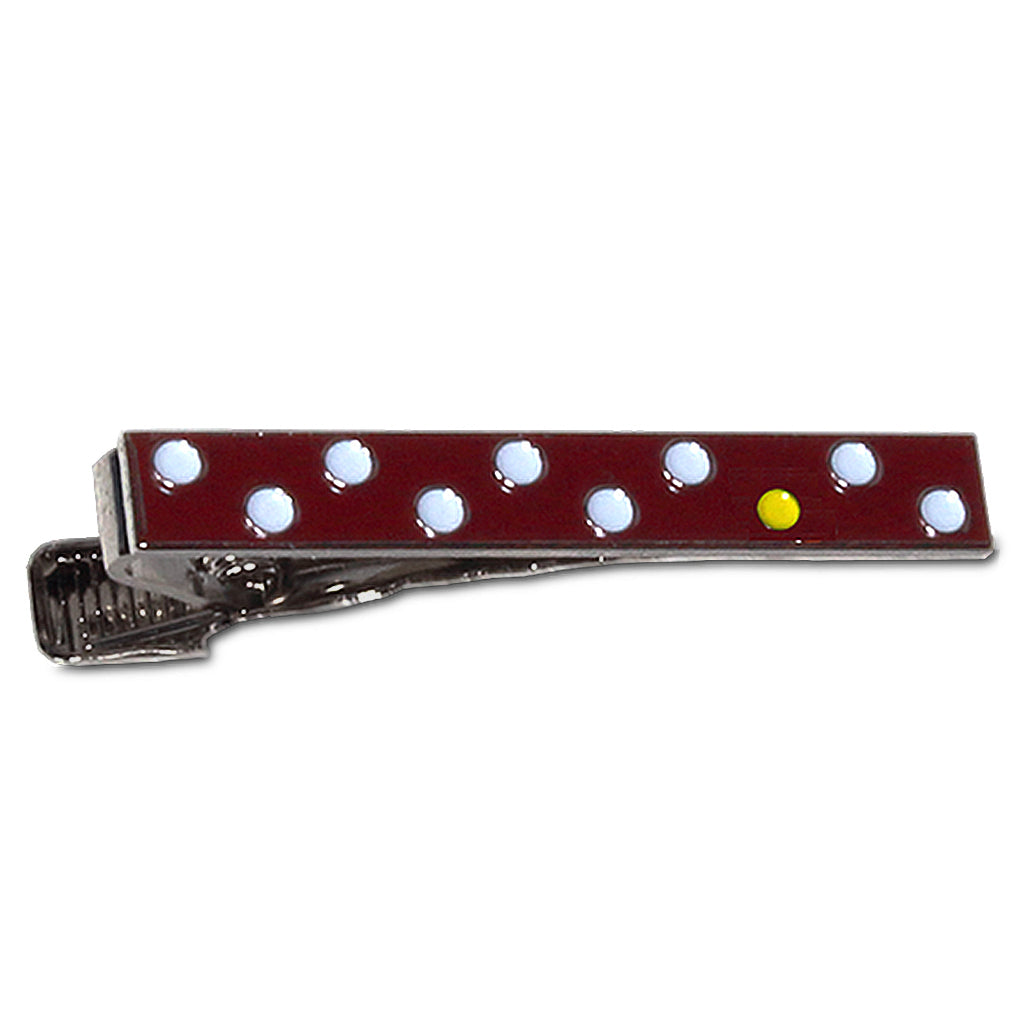 Dotted Enamel Tie Bar by Soxfords