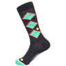 Tennis pattern Pima cotton socks by Soxfords